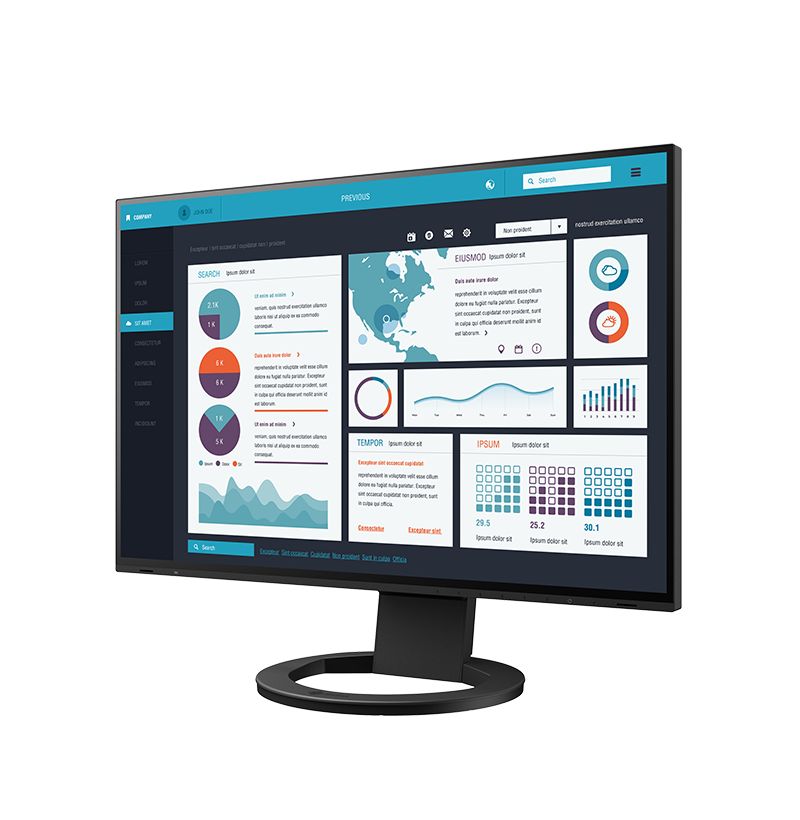 Monitor EIZO FlexScan EV2495-BK - 24.1 inch (61.2 cm) - 1920 x 1200 pixels - WUXGA - LED - 5 ms_1