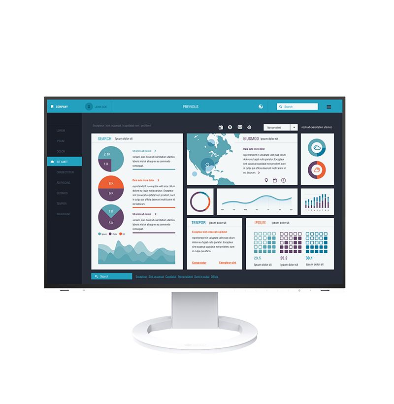 Monitor EIZO FlexScan EV2495-BK - 24.1 inch (61.2 cm) - 1920 x 1200 pixels - WUXGA - LED - 5 ms_2