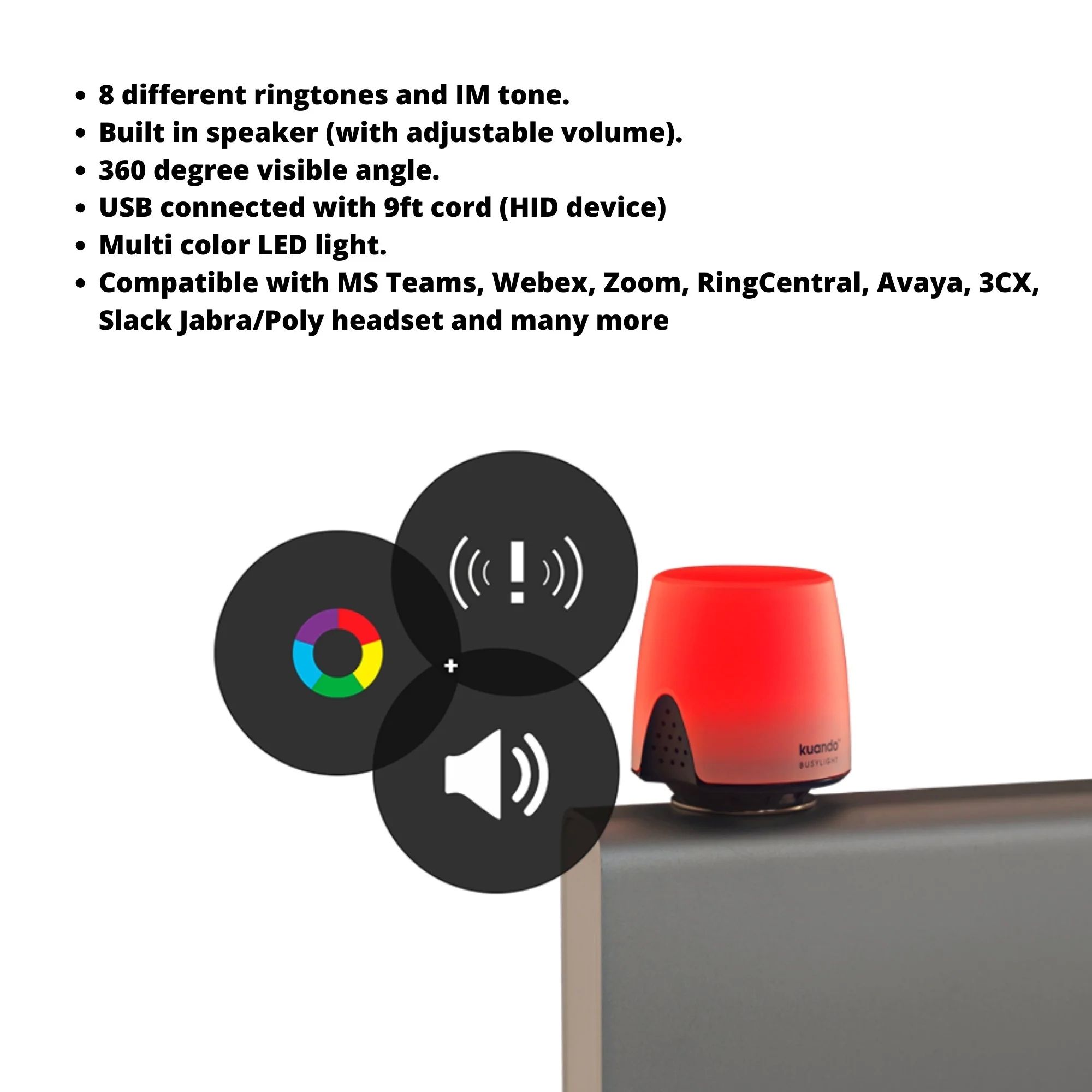 Kuando Busylight UC Alpha Office Signal Light_5