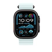 Apple Watch 49mm Ice Blue Ocean Band Extension - Black Titanium Finish_3