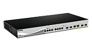 D-Link DXS-1210-12SC/E network switch Managed L2 10G Ethernet (100/1000/10000) 1U Black  Silver_1