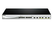 D-Link DXS-1210-12SC/E network switch Managed L2 10G Ethernet (100/1000/10000) 1U Black  Silver_2