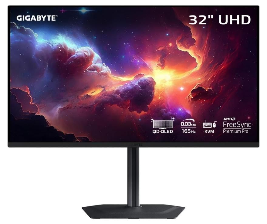 Gigabyte MO32U 80cm (31 5 ) 4K OLED Gaming Monitor 16:9 HDMI/DP/USB-C 165Hz 0 03ms AMD FreeSync_1