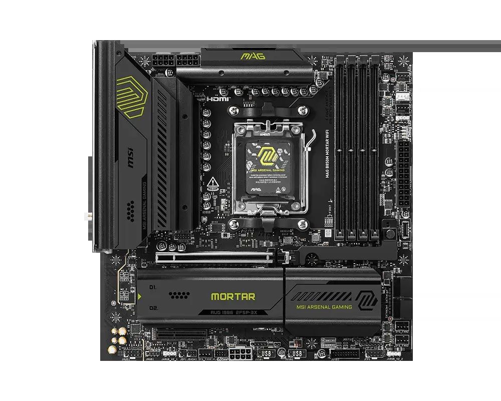 MSI MAG B850M MORTAR WIFI motherboard AMD B850 Socket AM5 micro ATX_1