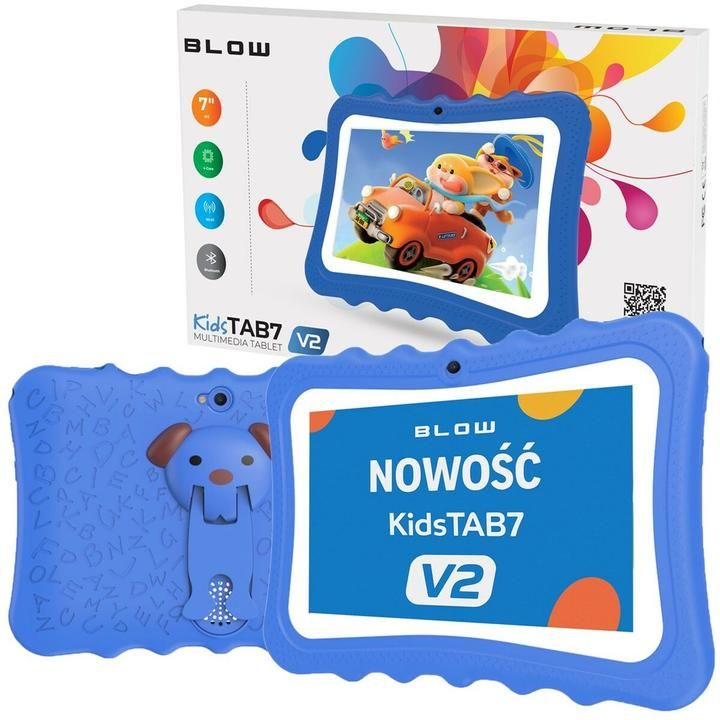Tablet KidsTAB7 V2 BLOW 4/32GB niebieskie etui 2MP_3