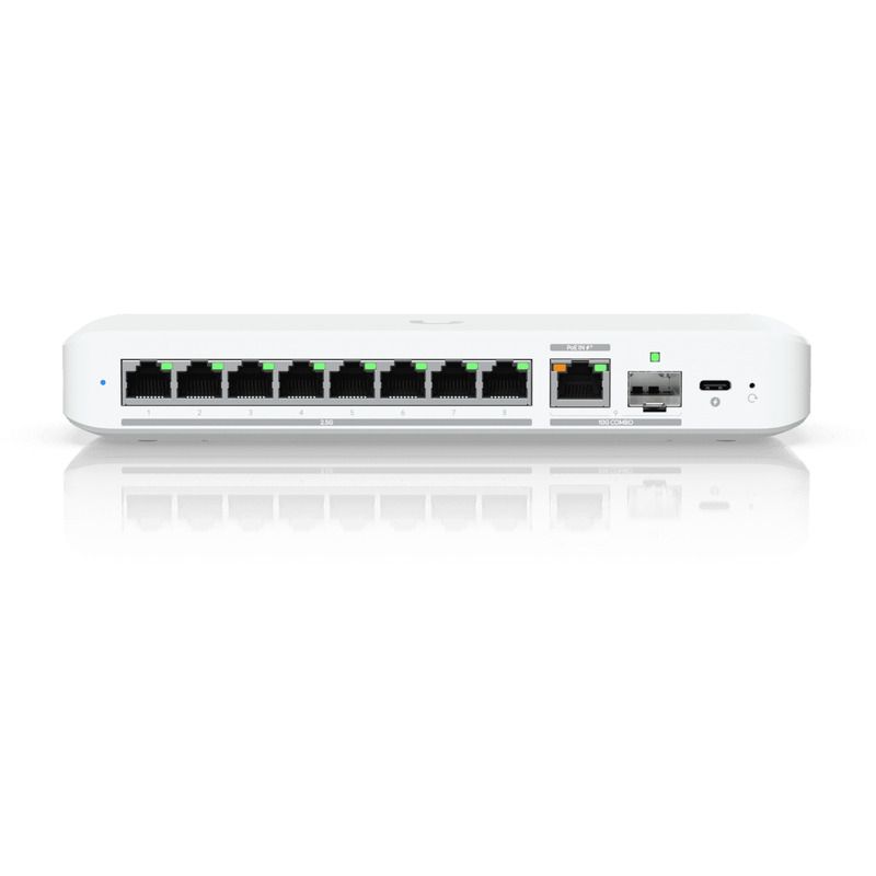 Ubiquiti switch USW-Flex-2.5G-8-EU 8-port 2.5 GbE ports, 10 GbE PoE+ input port for power / SFP+ port combo_2