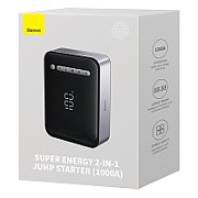 STARTER auto Baseus Super Energy, pentru pornire baterie auto 8000mAh, 1000A, USB, negru 