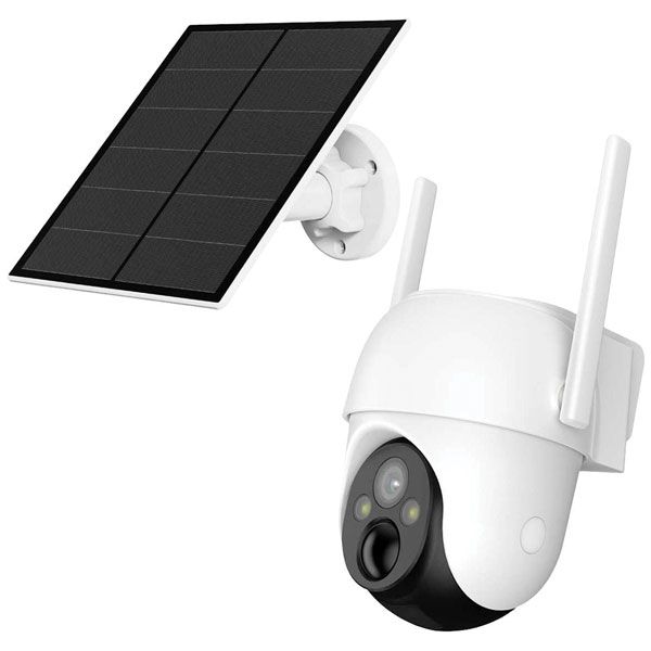Kit supraveghere Arenti, camera 3MP, CMOS, distanta focala 4mm, IR 10m, 5200 mAh, dome, wireless, SD, panou solar 174x164mm, , audio bidirectional, IP65, 