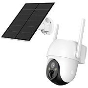 Kit supraveghere Arenti, camera 3MP, CMOS, distanta focala 4mm, IR 10m, 5200 mAh, dome, wireless, SD, panou solar 174x164mm, , audio bidirectional, IP65, 