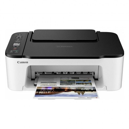 Multifunctional Inkjet Color Canon Pixma TS3452 Black/White,A4,Functii:Impr|Scan|Cop,Vit Print Mono:7.7ipm,Vit Print color:4ipm,Conectiv:USB|WiFi,Duplex:Nu,ADF:Nu(timbru verde 11 lei) 