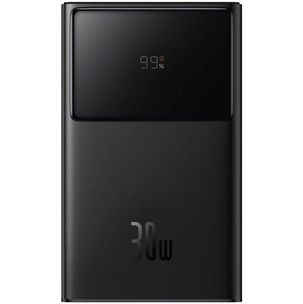 POWER BANK Baseus Star-Lord Digital, display, capacitate 10000mAh, 30W, 2 x USB; 1 x USB Type-C, total 5V/3A, negru, 