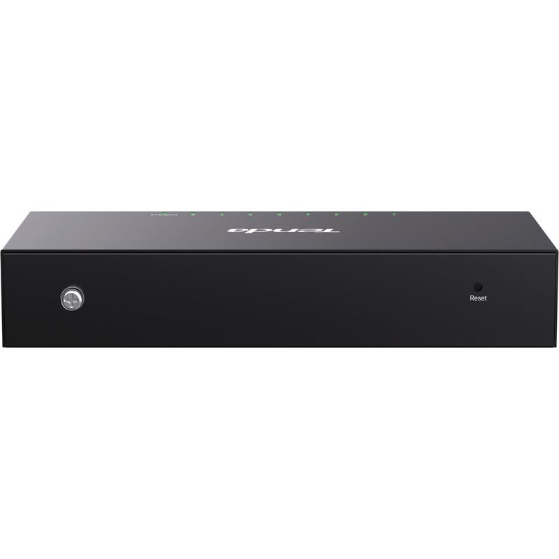 SWITCH TENDA managed, 8 porturi gigabit RJ-45, management Tenda CloudFi, metalic 