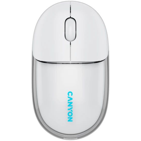CANYON mouse OnClick 24 BT/ Wireless Transparent/White_1