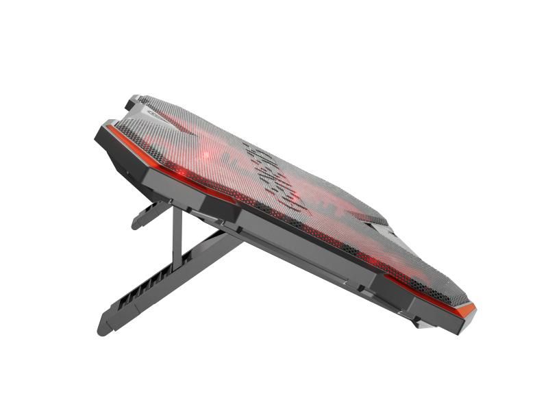 Stand/Cooler laptop Genesis Oxid 260 , 4 ventilatoare 130 mm, material Metal + ABS, viteza de rotatie 850 - 1010 rpm, hub USB incorporat, dimensiuni 420 x 303 x 35 mm_6