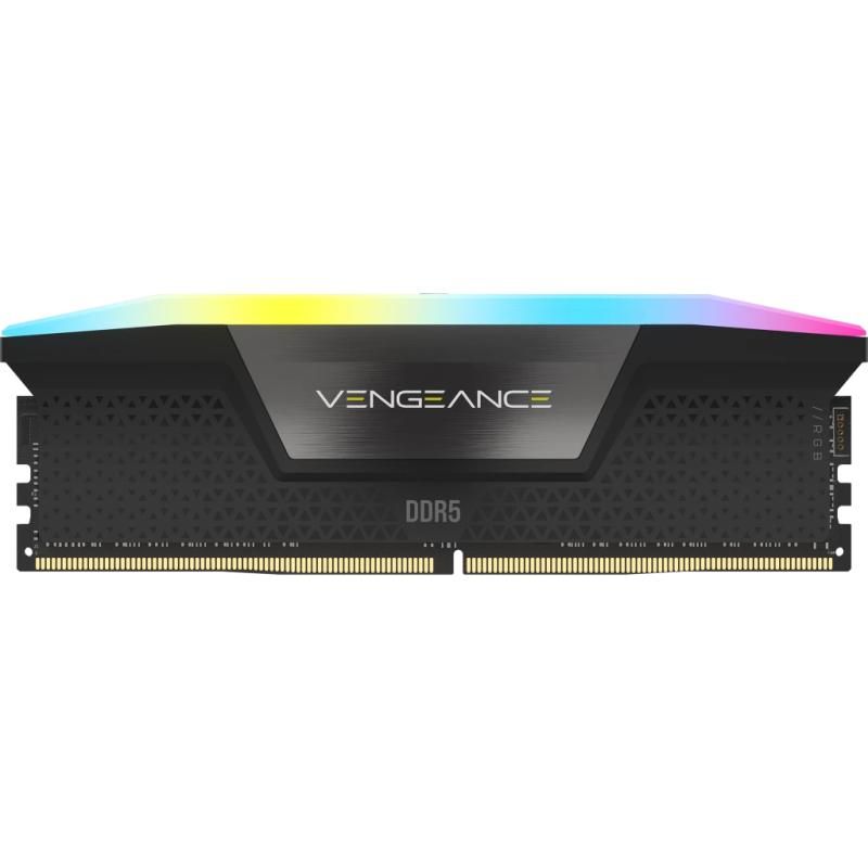 CORSAIR VENGEANCE RGB DDR5 96GB (2 x 48GB) DDR5 6400 CL32-40-40-84 1.40V Intel XMP - BLACK_4