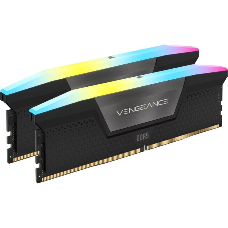 CORSAIR VENGEANCE RGB DDR5 48GB (2 x 24GB) DDR5 6000 CL30-36-36-76 1.40V Intel XMP & AMD EXPO - GREY_2