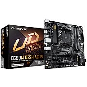 Placa de Baza GIGABYTE B550M DS3H AC R2 AM4, 4x DDR4, 1x DP 1x HDMI, 1x PCIE 4.0 x16 1x PCIE 3.0 x16 1x PCIE 3.0 x1, 2x M.2, 4x SATA 6GB/s, mATX_1