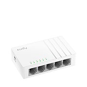 CUDY 5-Port Gigabit Desktop Switch, 5 10/100/1000M RJ45 Ports, IGMP Snooping, Loop Detection/Prevention, 802.1p/DSCP QoS, Desktop Plastic Case, Power Saving, Plug & Play, Wall-Mount, USB-C Powering(Adapter not included)_1