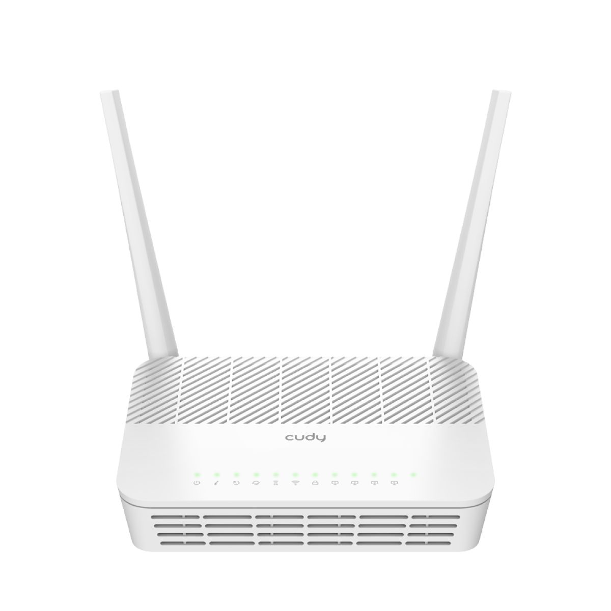 CUDY AC1200 Wireless Dual Band Gigabit xPON Router, Realtek chipset, GPON/EPON,  867Mbps at 5GHz + 300Mbps at 2.4GHz, 802.11ac/a/b/g/n, 1 PON Port, 4 Gigabit RJ45 port, Power ON/OFF Button,WPS Button,WiFi Button, Reset button,TR069/TR098/TR111/TR181, EasyMesh, OMCI_1