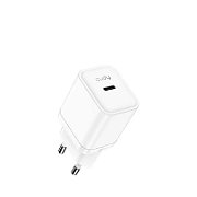 CUDY 20W USB-C Charger, GaN, 1 USB-C port, QC+PD 3.0, EU plug, for iPhone 12 Series and above, Galaxy, iPad and More_1