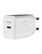 CUDY 20W USB-C Charger, GaN, 1 USB-C port, QC+PD 3.0, EU plug, for iPhone 12 Series and above, Galaxy, iPad and More_2