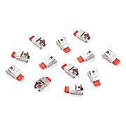 SmartKeeper NC13P1OR 12 x LAN Cable Locks 2 without Lock Key Basic Orange SLSART-0316 SLSART0316 (SLSART-0316)_2