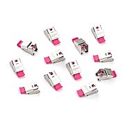 SmartKeeper NC13P1PK 12 x LAN Cable Locks 2 without Lock Key Basic Pink SLSART-0317 SLSART0317 (SLSART-0317)_1