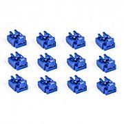 SmartKeeper NL03P1DB 12 x RJ45 Port Blockers without Lock Key Basic Dark Blue SLSART-0065 SLSART0065 (SLSART-0065)_1
