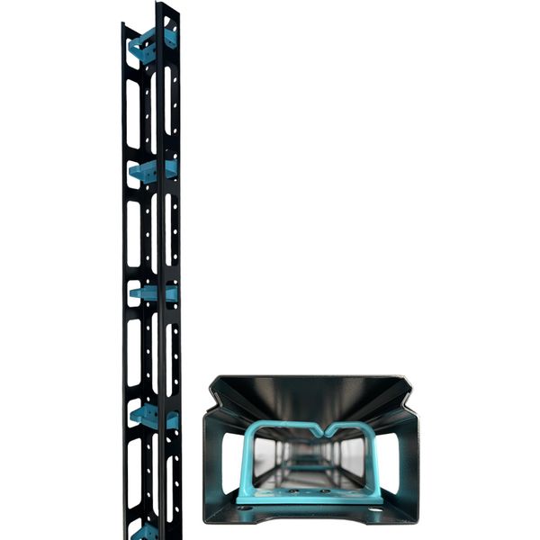 Set două organizatoare verticale de cabluri pentru Rack 42U, Eco Xcab_2