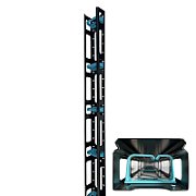 Set două organizatoare verticale de cabluri pentru Rack 47U, Eco Xcab_2