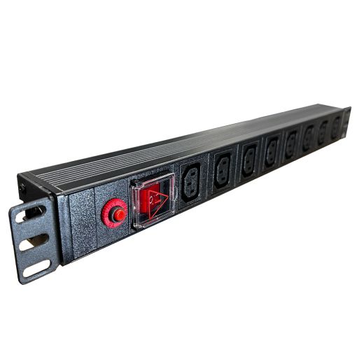 Priză de rack 19 inch, PDU 1U, 8 posturi C13, Eco Xcab_2