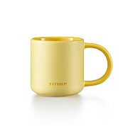 BUYDEEM Ceramic Mug 300 ml, model CD1018, color Mellow Yellow_1