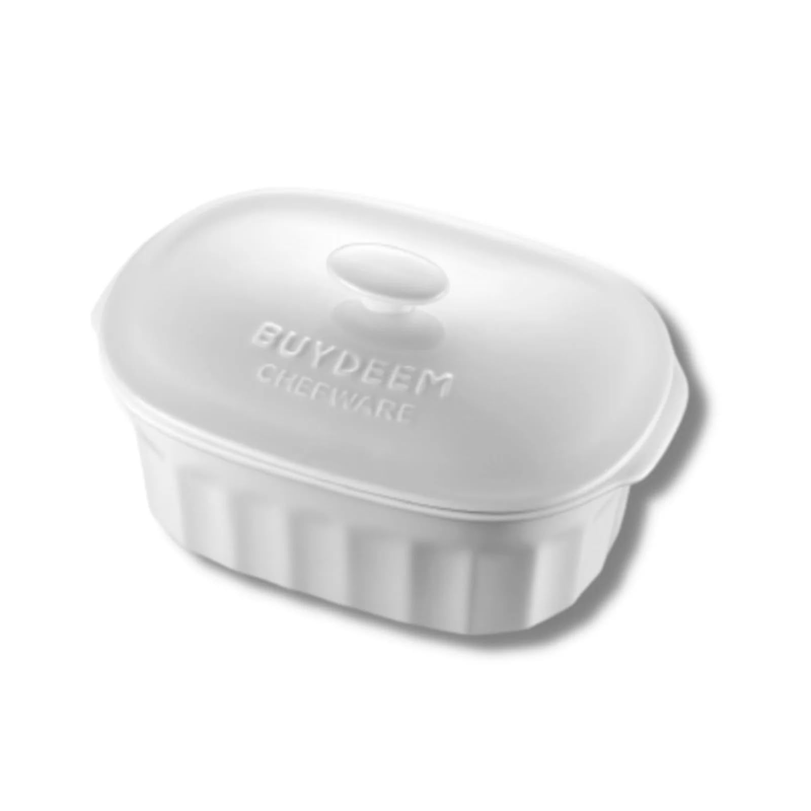 BUYDEEM Ceramic Cocotte 2 L, model CT1005, color White_1