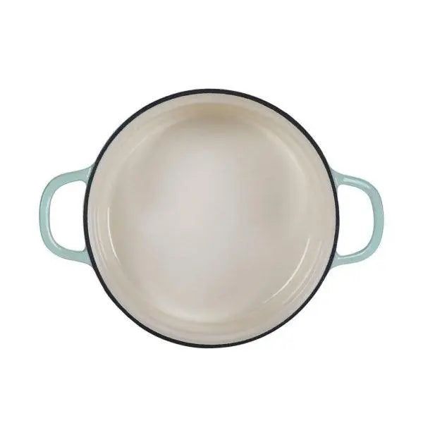 BUYDEEM Enameled Cast Iron Dutch Oven 2,9L, model CP521, color White Blue_2