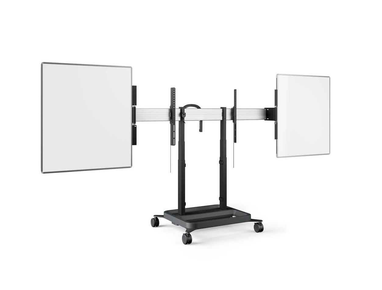 Solutie Classroom Whiteboarduri laterale pentru displayuri de 86'' si Stand motorizat podea Vogel's RISE2005_1