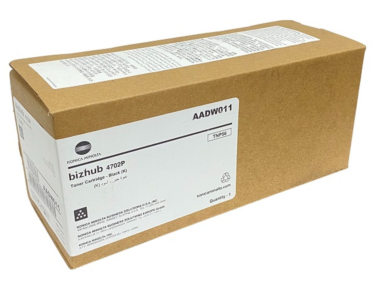 Cartus toner Konica Minolta AADW011 ,Negru ,25 000 pagini ,Original (TNP-56) 