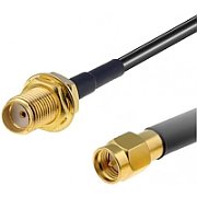 Pigtail RF240 0,3m - SMA female / SMA male_1