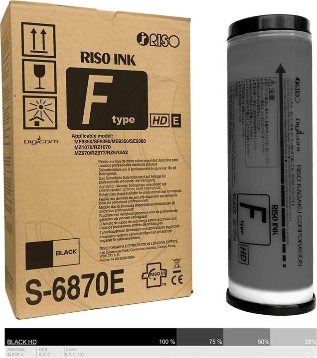 Riso Ink Black Schwarz HD (S-6870E) (S6870E) (S-8134E) (S8134E)_2