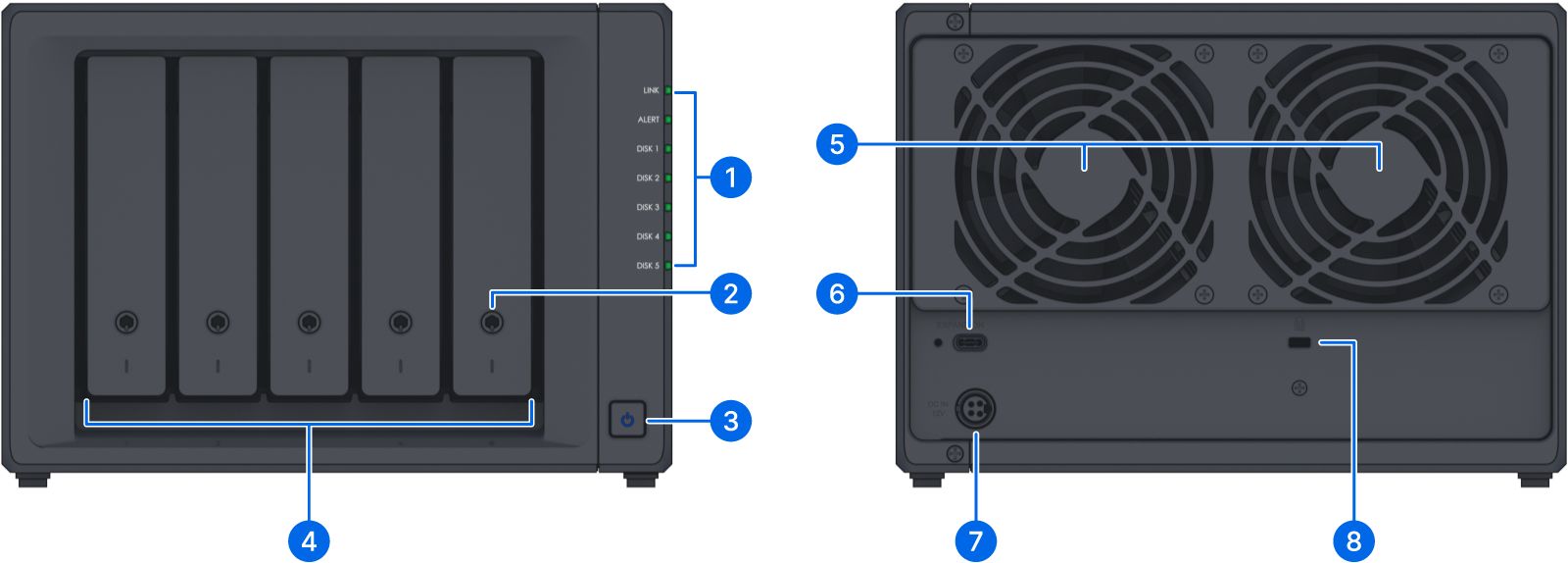 Synology NAS Expansion Unit DX525 (5 Bay)_1