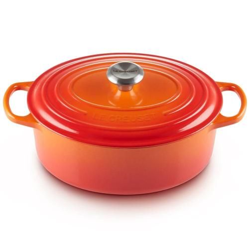 Le Creuset Signature Roaster oval 35cm oven red (21178350902430)_1