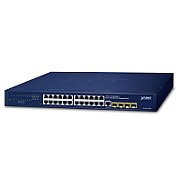 PLANET IPv4/IPv6, 24-Port Gestionate L2/L4 Gigabit Ethernet (10/100/1000) 1U Albastru_1