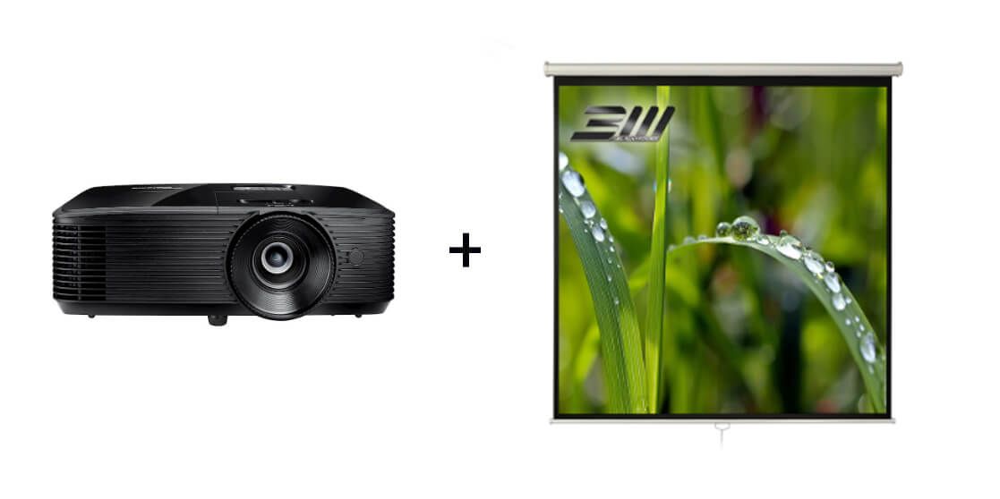 Pachet proiectie Home Cinema cu Videoproiector EPSON EH-TW7000, 4K PRO si Ecran electric EliteScreens ELECTRIC110XH_1