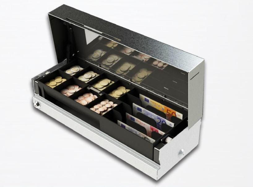 460 FLIP LID DRAWER 8C4VN/ALL BLACK 460X170X100 RJ11 ALIKE_1