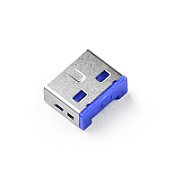 SmartKeeper UL03P1DB 10 x USB A-Port APort Blockers without Lock Key Basic Dark Blue SLSART-0016 SLSART0016 (SLSART-0016)_1