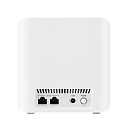 Asus Zen WIFI dual-band whole-home coverage, BD4 (W-3-PK), Network Standard: IEEE 802.11a, IEEE 802.11b, IEEE 802.11g, WiFi 4 (802.11n), WiFi 5 (802.11ac), WiFi 6 (802.11ax), WiFi 7 (802.11be) IPv4, IPv6, internal antenna x 4, Transmit/Receive: 2.4 GHz 2 x 2, 5 GHz 2 x 2, 5 Memory: 128 MB Flash, 512_5