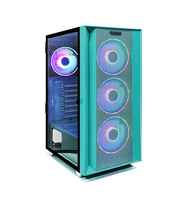 Carcasa PRO GAMING JUNGLE Mid Tower ARGB Cyan_1