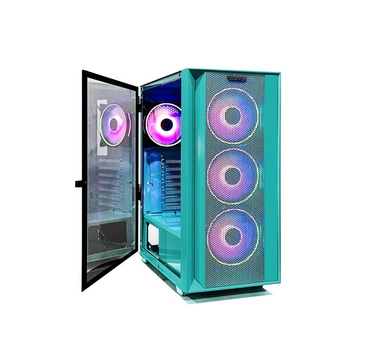 Carcasa PRO GAMING JUNGLE Mid Tower ARGB Cyan_3