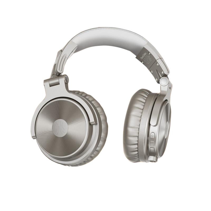 Casca OneOdio wireless,cu fir,tip over ear,utilizare multimedia, gaming,conectare BT 5.0|Jack 3.5 mm|Jack 6.35 mm,difuzor 50 mm,impedanta 32 Ohm,1000 mAh,argintiu  Pro-C-Silver  (timbru verde 0.8lei)