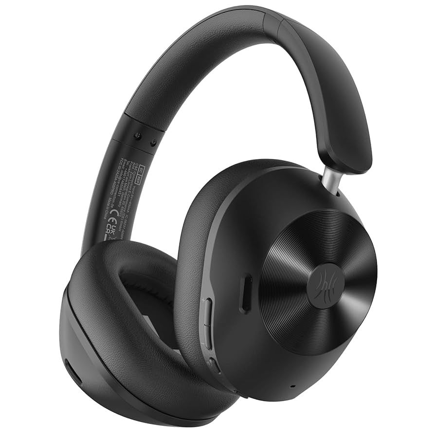 Casti OneOdio  A5 , Over-Ear, utilizare multimedia, Bluetooth 5.4 | fir Jack 3.5mm, multi-point connection, hybrid ANC, pana la 75 de ore, pliabile, difuzor 40mm, negru,  A5-Black  (timbru verde 0.8 lei) -