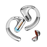 Casca OneOdio wireless, tip butoni - TWS, utilizare smartphone, conectare prin Bluetooth 5.2, difuzor 16.2 mm, argintiu, 